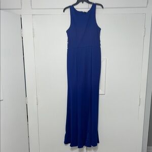 Speechless Royal Blue Sleeveless formal dress.
Worn once. Leg slit, mesh sides.
